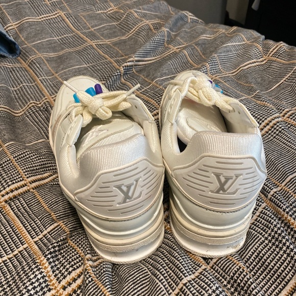 Cream LV Trainer Maxi - Picture 3 of 5